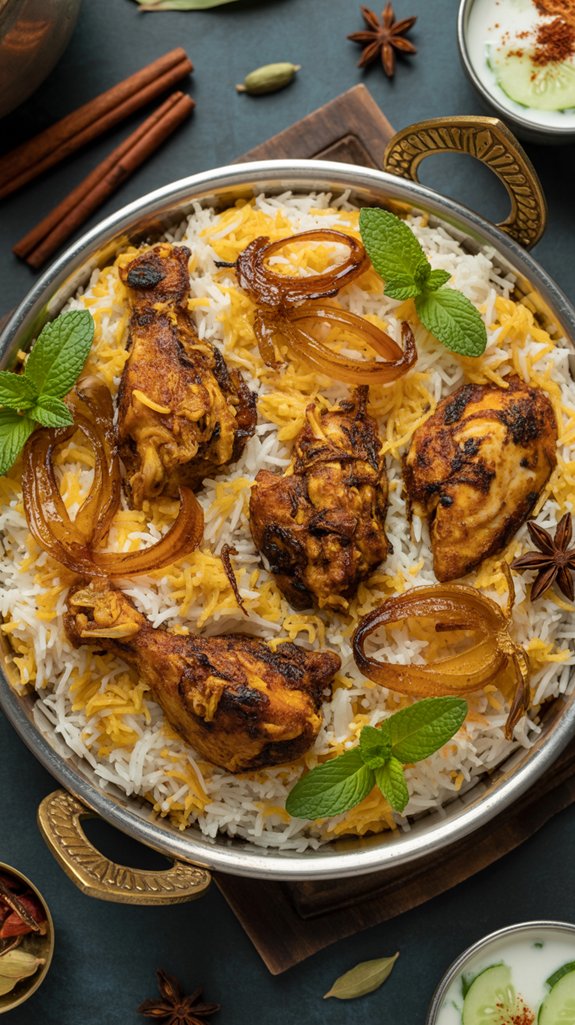 delicious indian chicken biryani