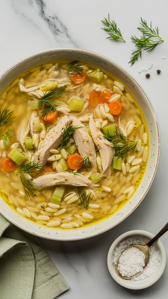 delicious lemon chicken soup