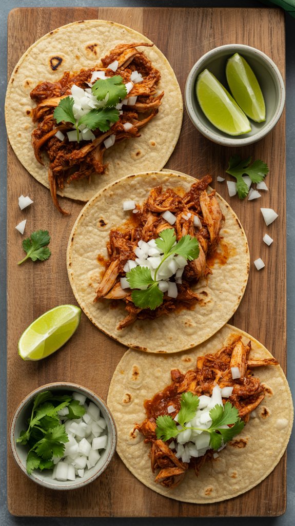 delicious mexican chicken tacos