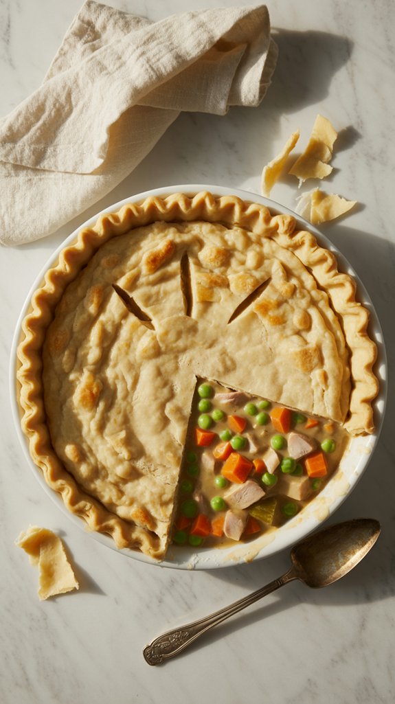 flaky chicken pot pie