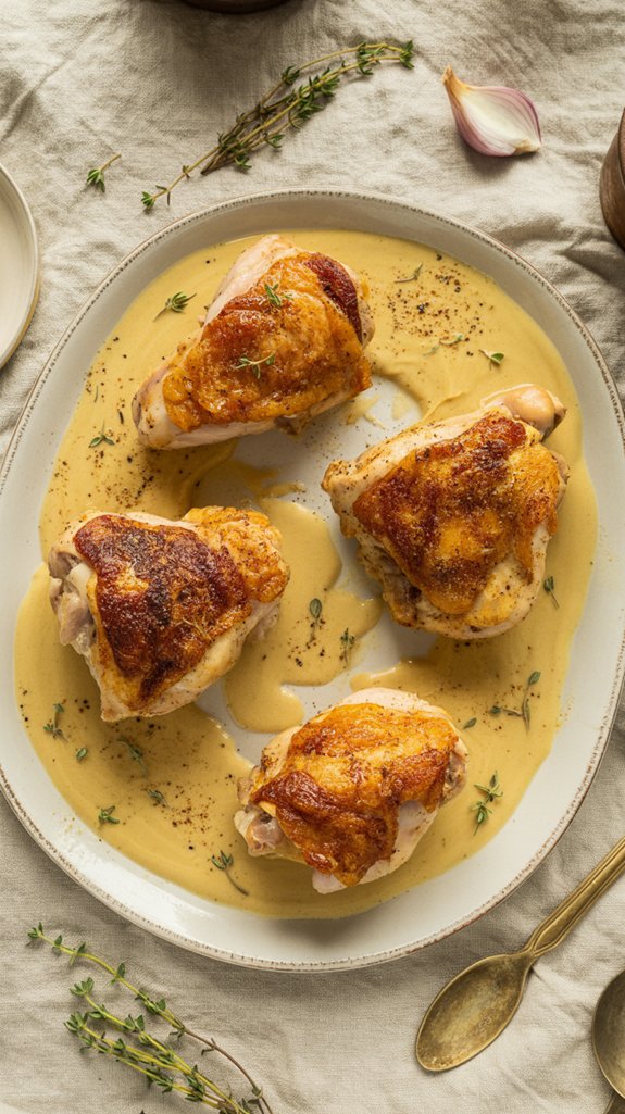 french inspired chicken dish