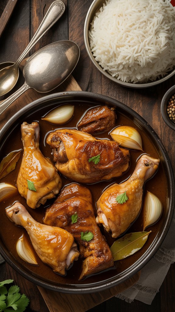 garlicky chicken adobo recipe