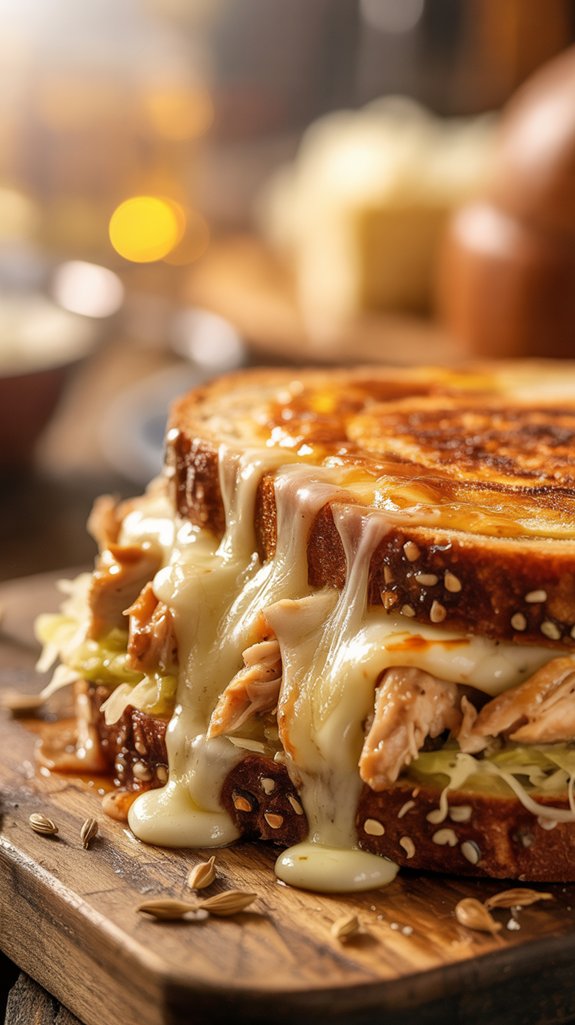 german style chicken melt recipe