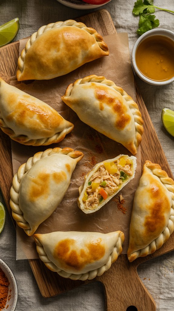 golden chicken empanada recipe