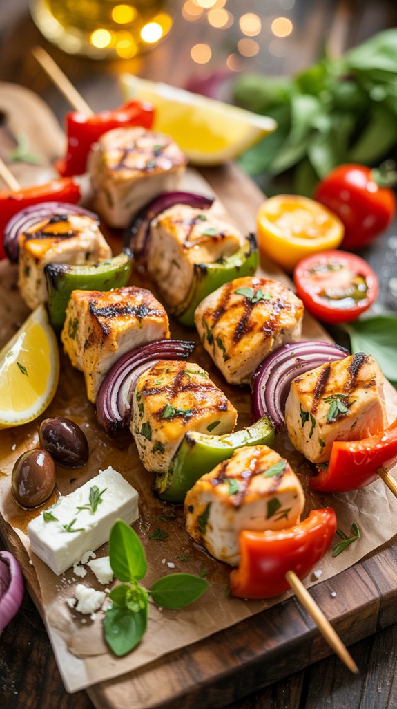 greek chicken kabobs recipe