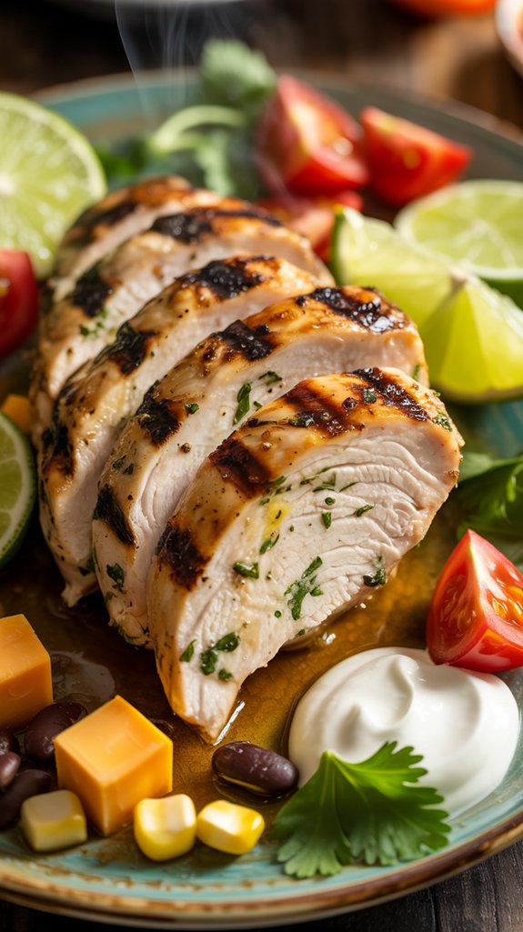 grill marinated chicken dress