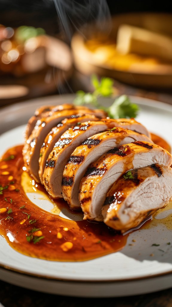 grilled chicken with gubbins sauce