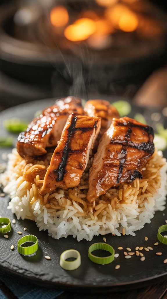 hibachi chicken and rice