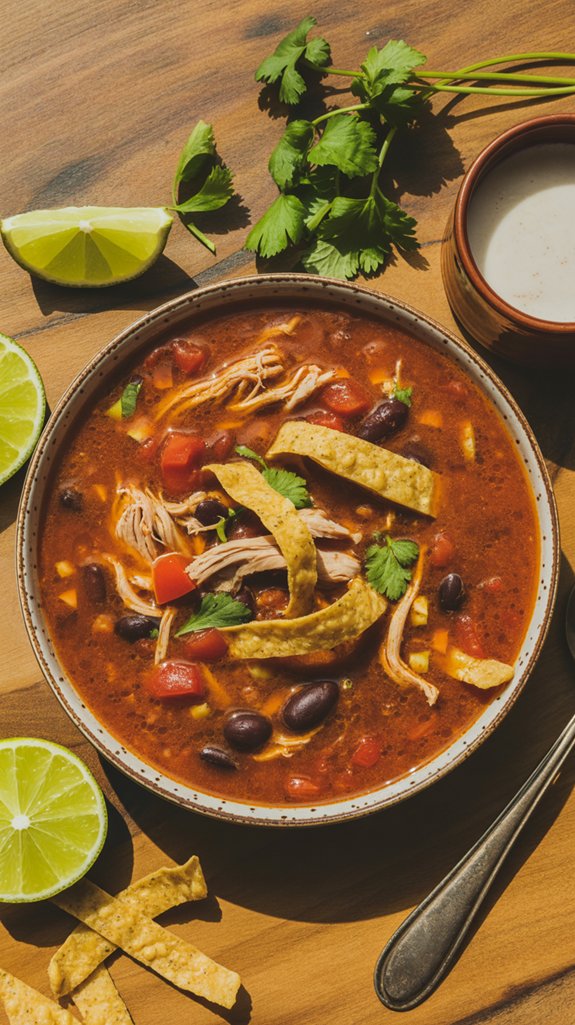 homemade tortilla soup recipe