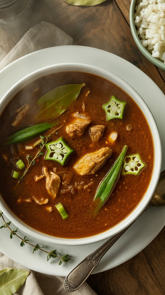 homestyle southern chicken gumbo