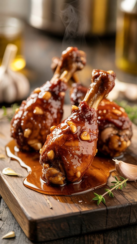 honey garlic drumsticks recipe