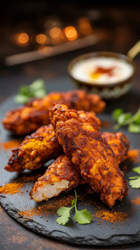 indian spiced chicken tenders recipe