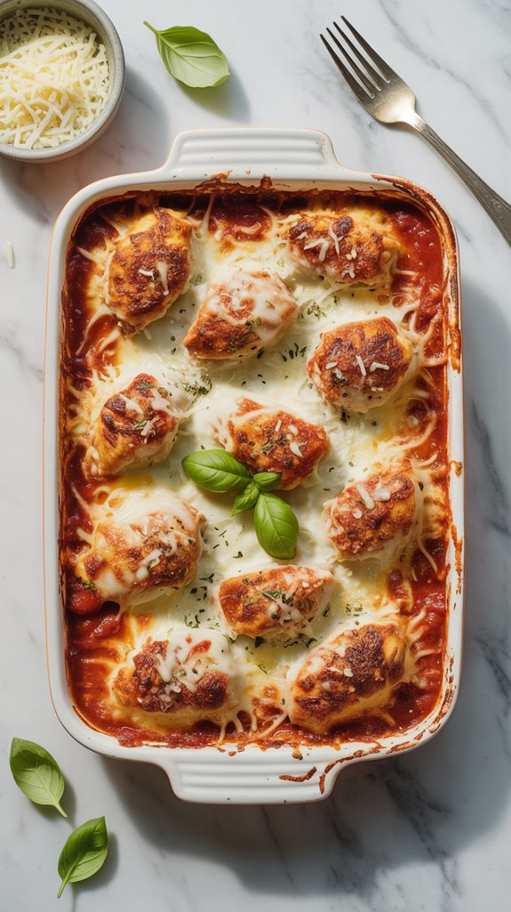 italian chicken parmesan casserole