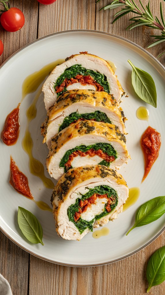 italian stuffed chicken recipe