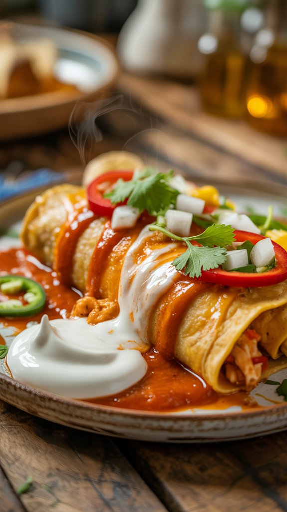 layered chicken enchiladas recipe