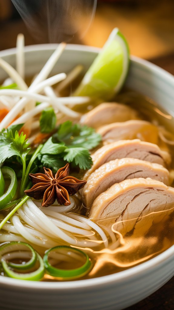 layered flavors in pho