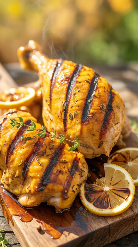 lemon turmeric grilled chicken recipe
