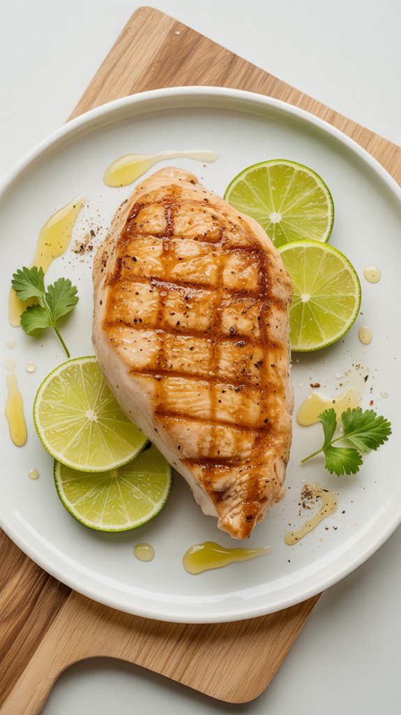 lime flavored chicken breast dish
