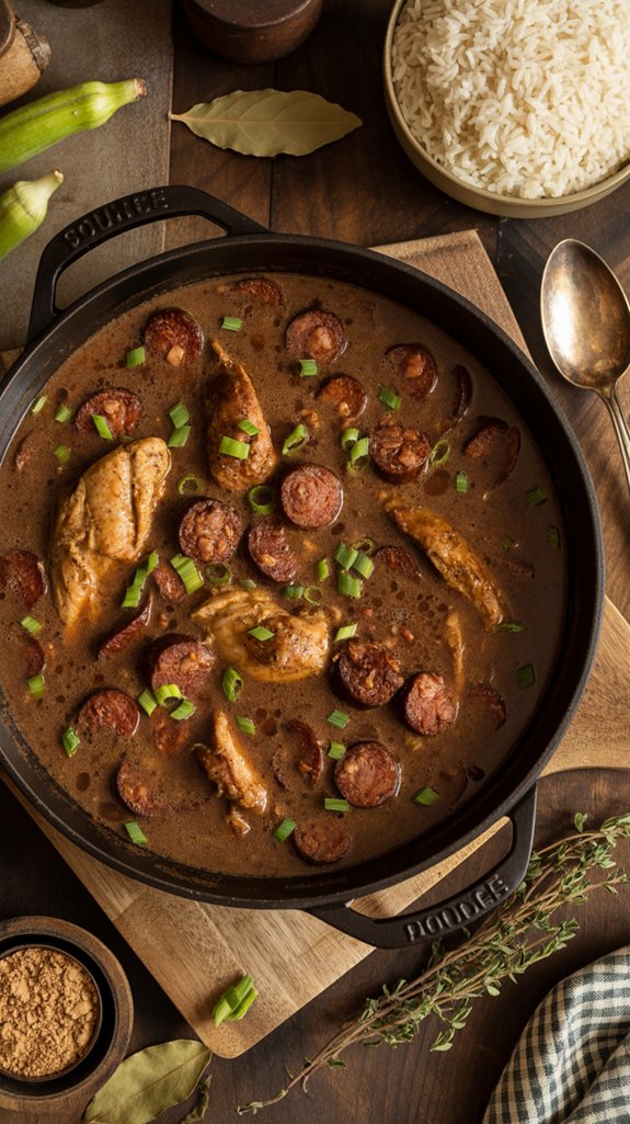 louisiana chicken sausage gumbo