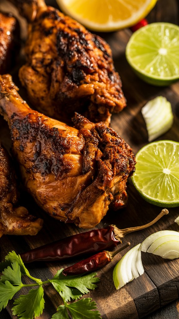 marinate grill broil chicken