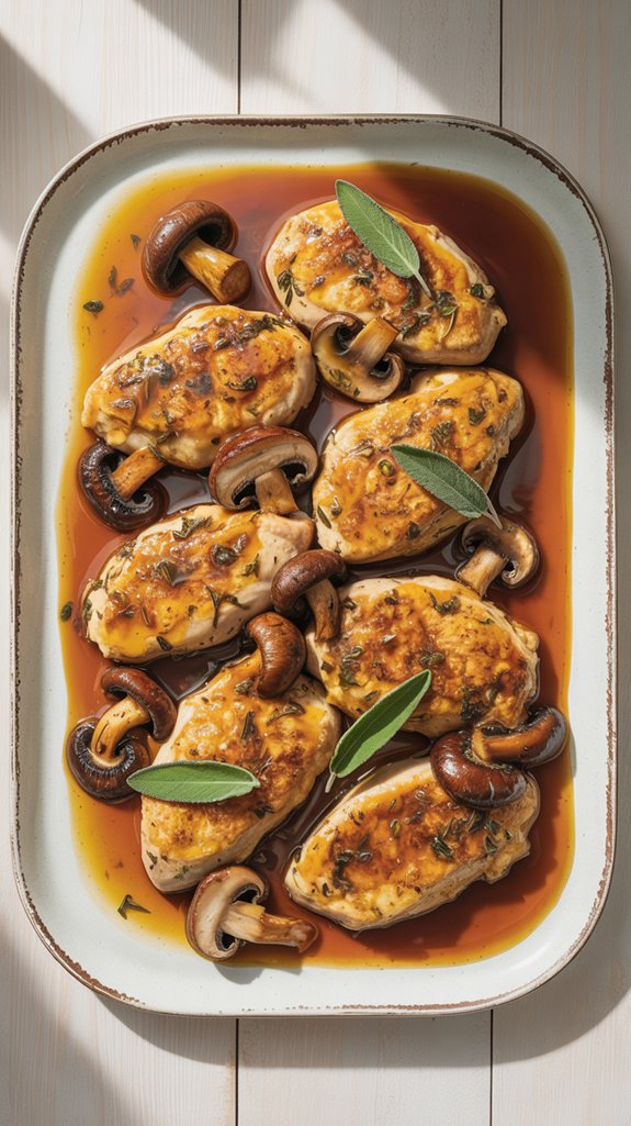 marsala chicken with mushrooms
