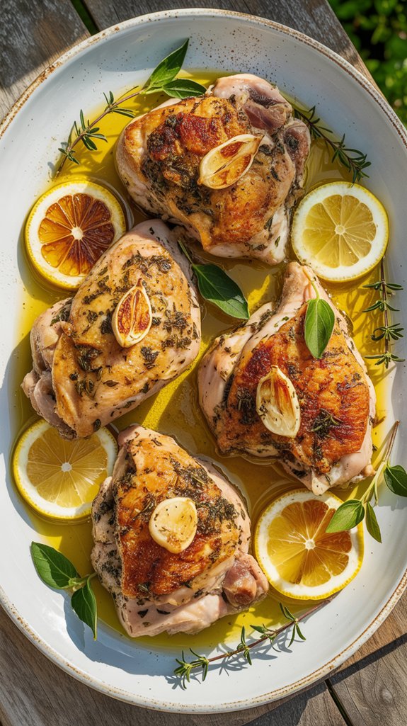 mediterranean chicken with garlic