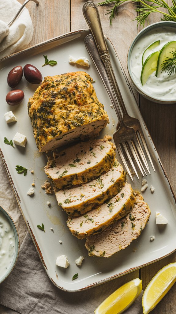 mediterranean greek chicken meatloaf