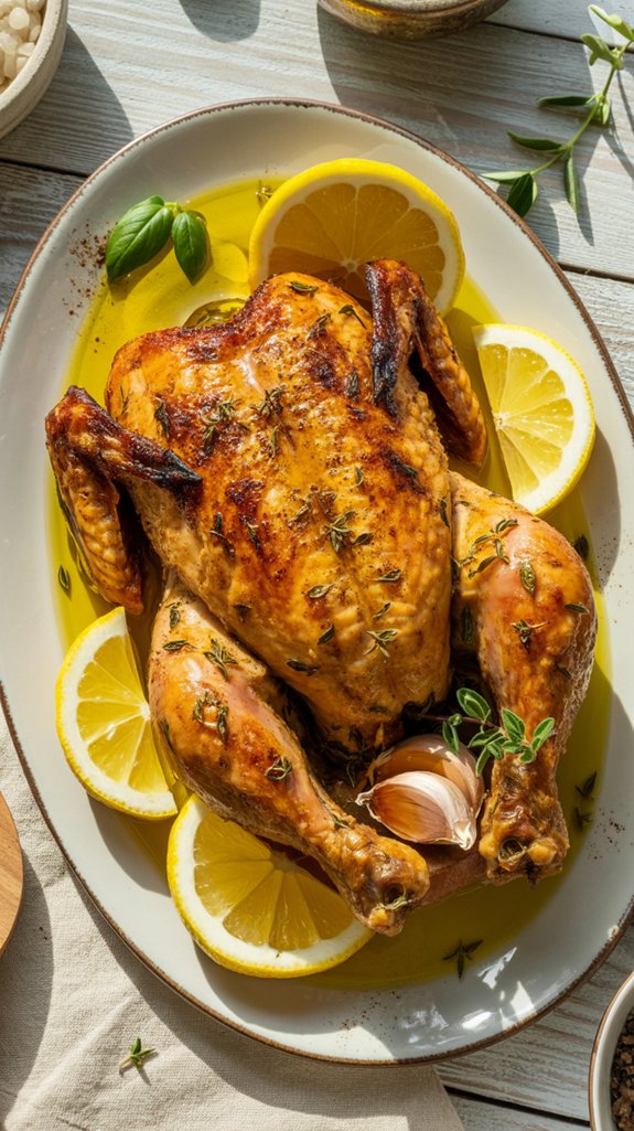mediterranean inspired lemon chicken dish