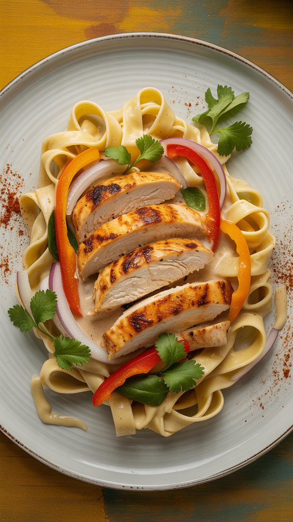 mexican chicken fajita pasta