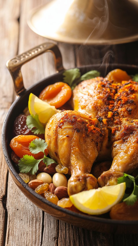 moroccan chicken skillet recipe