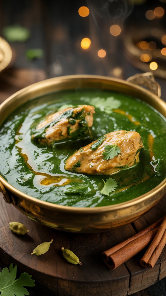 one pan chicken saag recipe