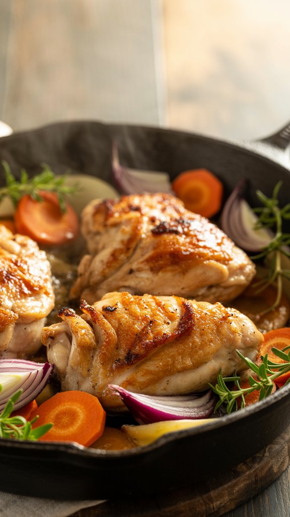 one pan royal skillet chicken