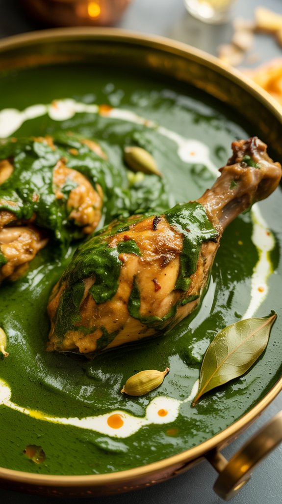 palak chicken preparation steps