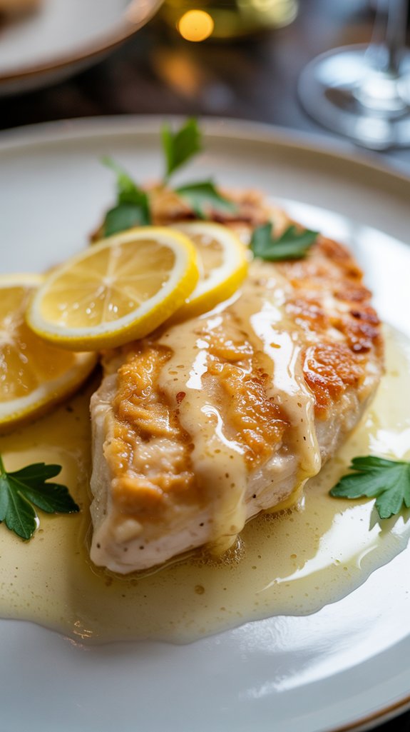 parmesan chicken with lemon sauce