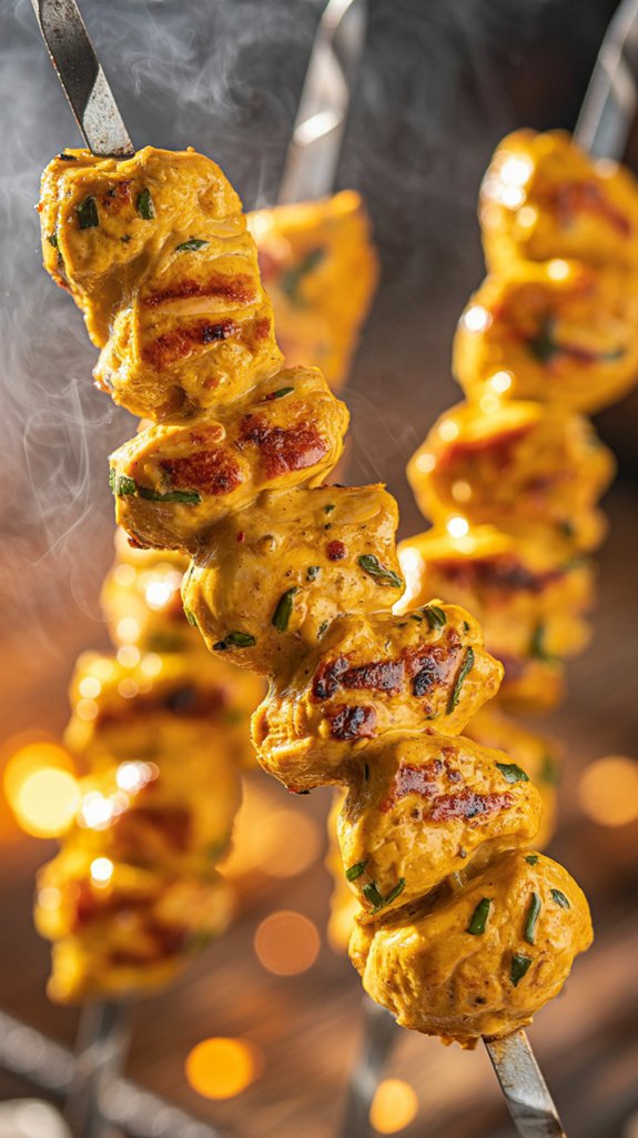 persian chicken kabob preparation