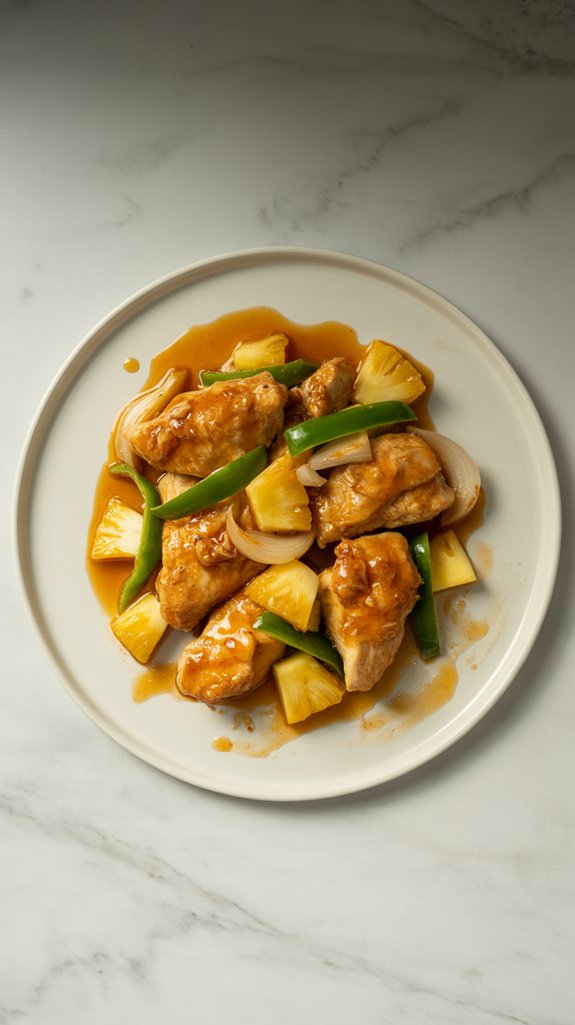 pineapple chicken cooking instructions