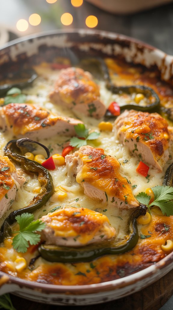 poblano chicken casserole recipe