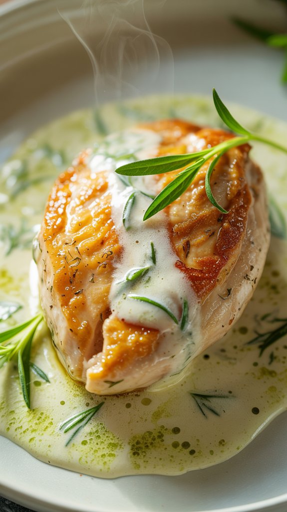quick creamy tarragon chicken