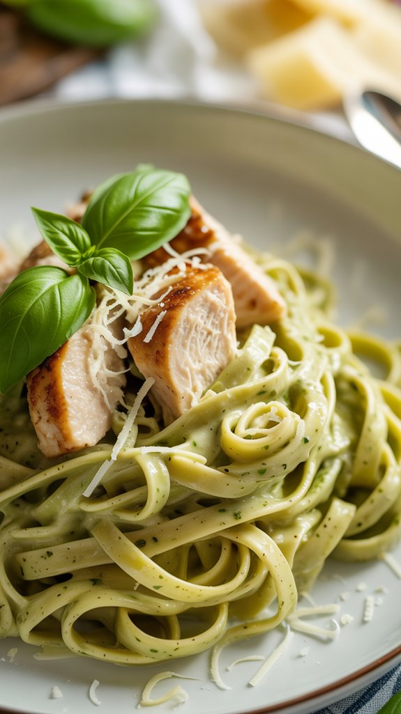 restaurant quality creamy pasta