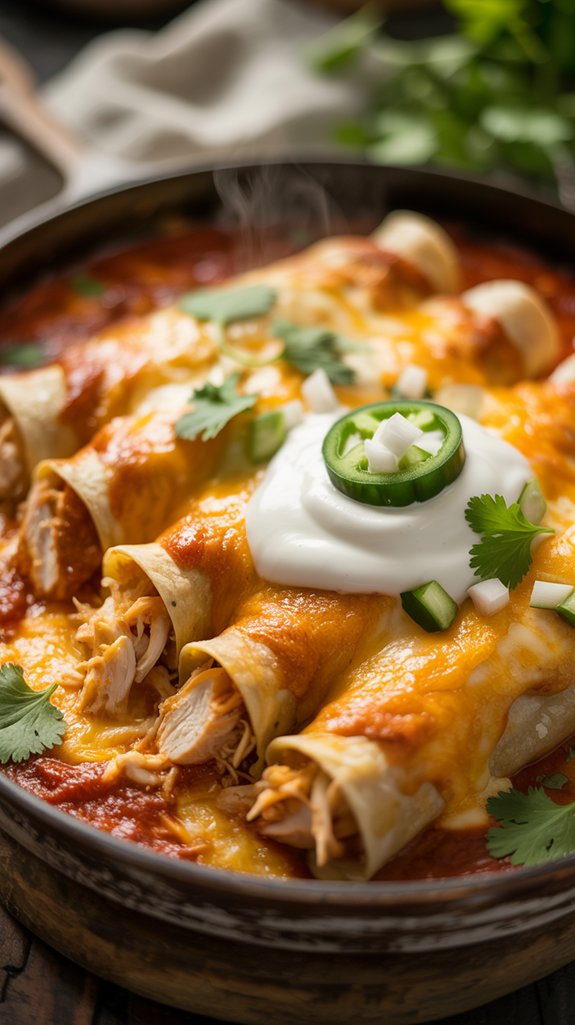rotisserie chicken enchiladas recipe