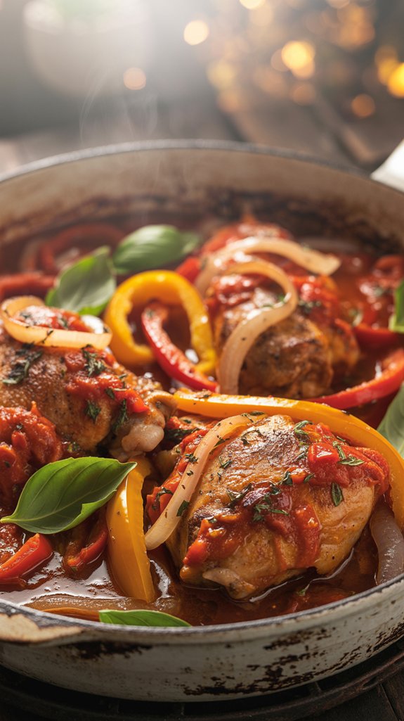 rustic chicken cacciatore recipe