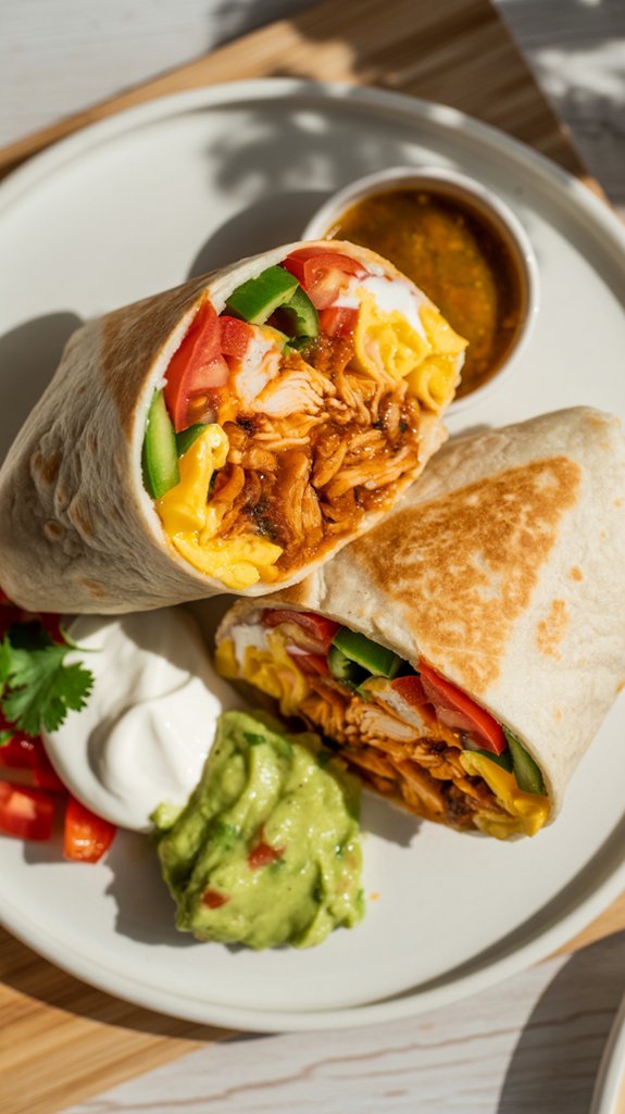 sassy chicken burrito recipe