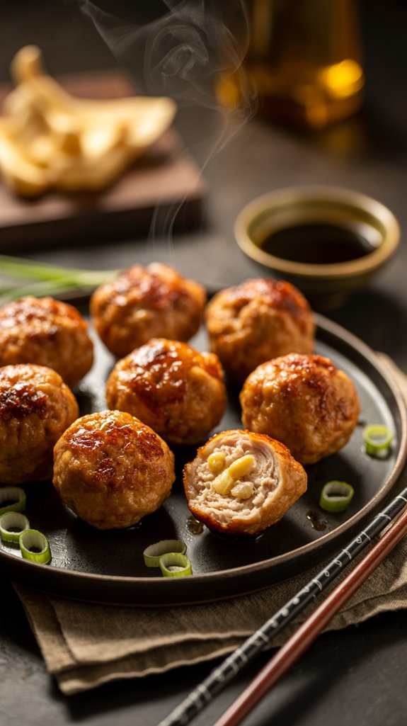 savory chicken balls recipe