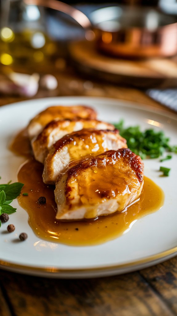 savory one skillet chicken dish