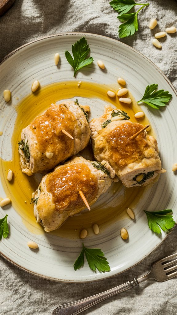 sicilian pine nut chicken