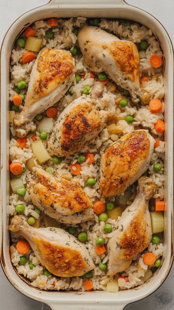 simple chicken and rice