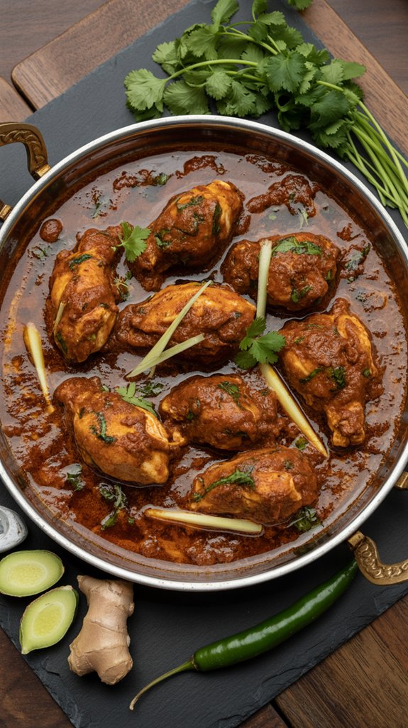 sizzling aromatic chicken dish
