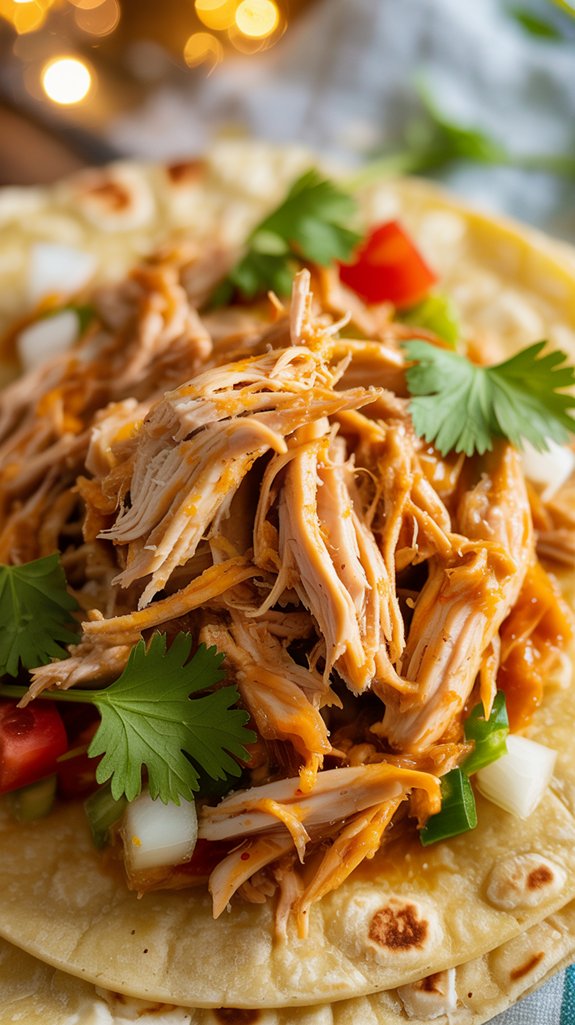 slow cooker mexican shredded chicken