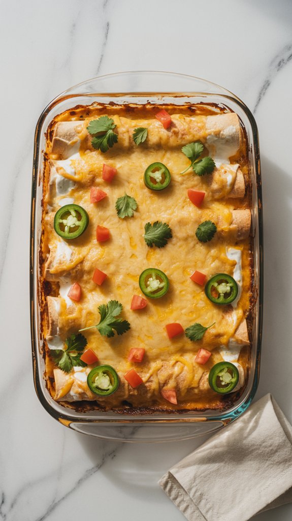 sour cream chicken enchiladas