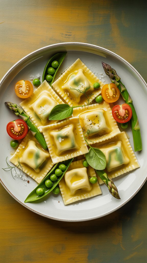 spring chicken ravioli delight